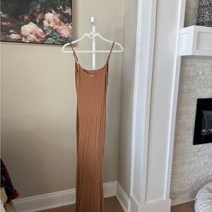 SKIMS Tan Maxi Dress